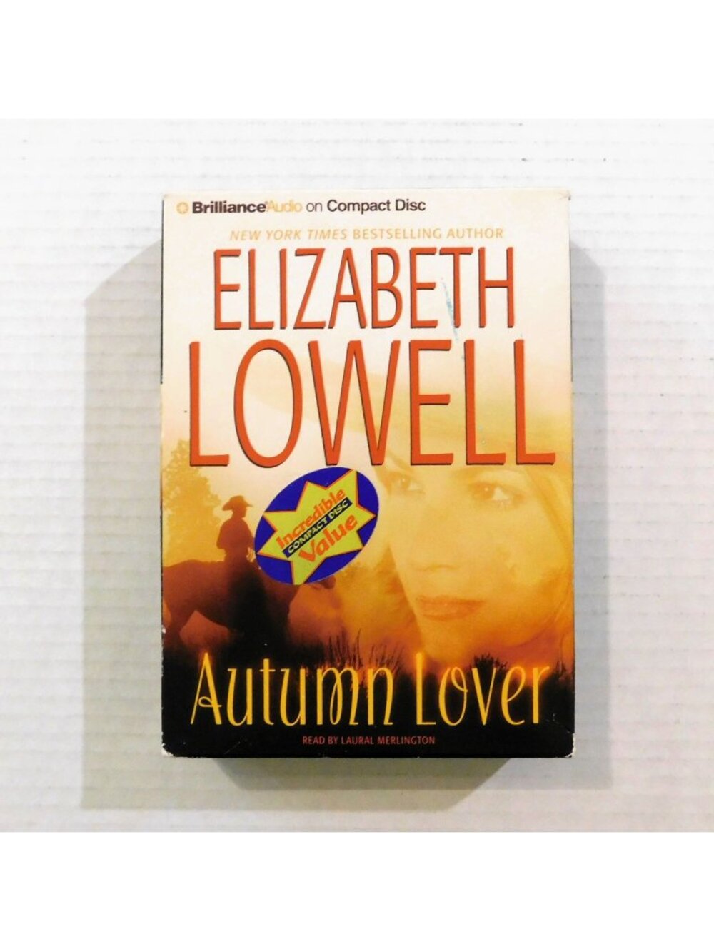 Elizabeth Lowell Autumn Lover Audiobook 5 CDs 2007 Abridged 6 Hours